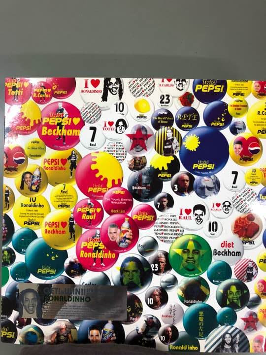 ペプシ キャンペーン商品 サッカー 壁掛け時計