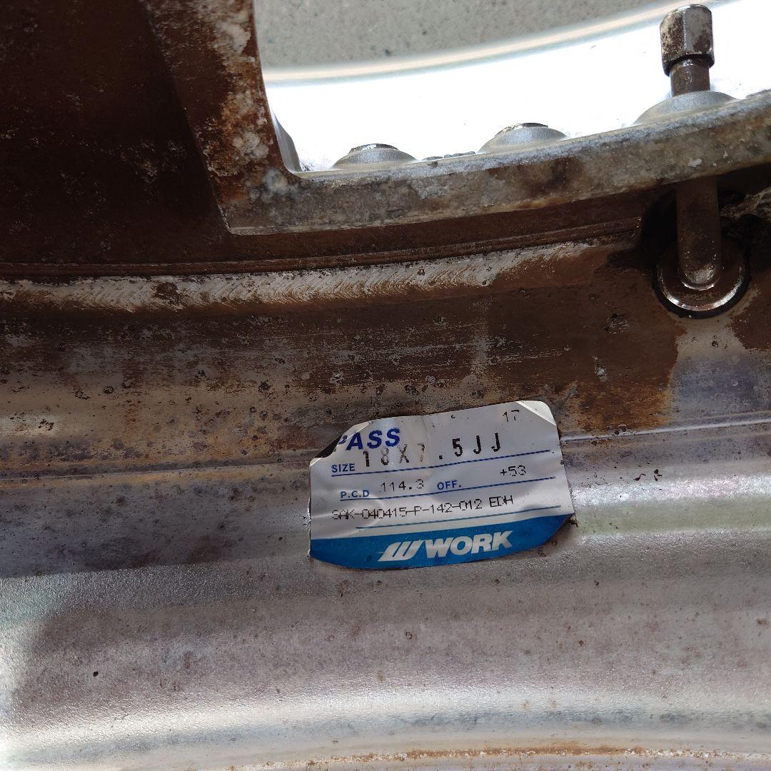 さらに値下げしました。　WORK ユーロライン　18インチ