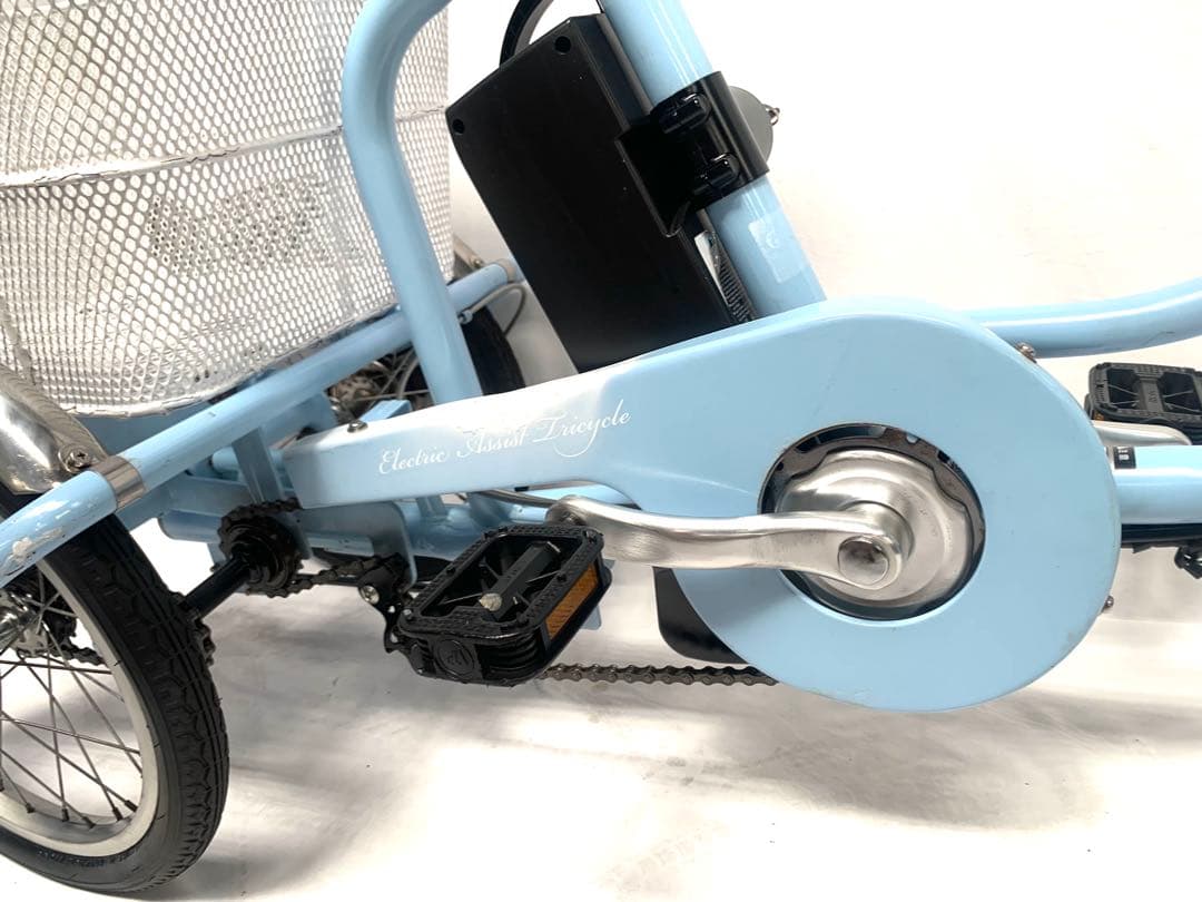 【即乘】送料無料 電動アシスト三輪自転車 5.8Ah 20-16インチ動作確認済