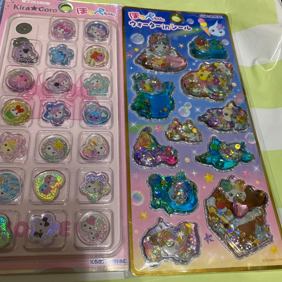 正規品ボンボンドロップシール　韓国限定サンリオ　ほっぺちゃん　おはじきシール