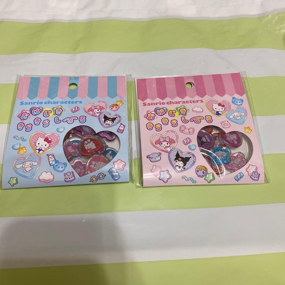 正規品ボンボンドロップシール　韓国限定サンリオ　ほっぺちゃん　おはじきシール