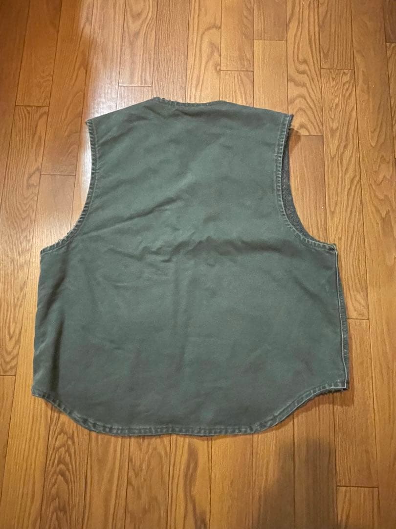 Carhartt オリーブ ジッパーベスト