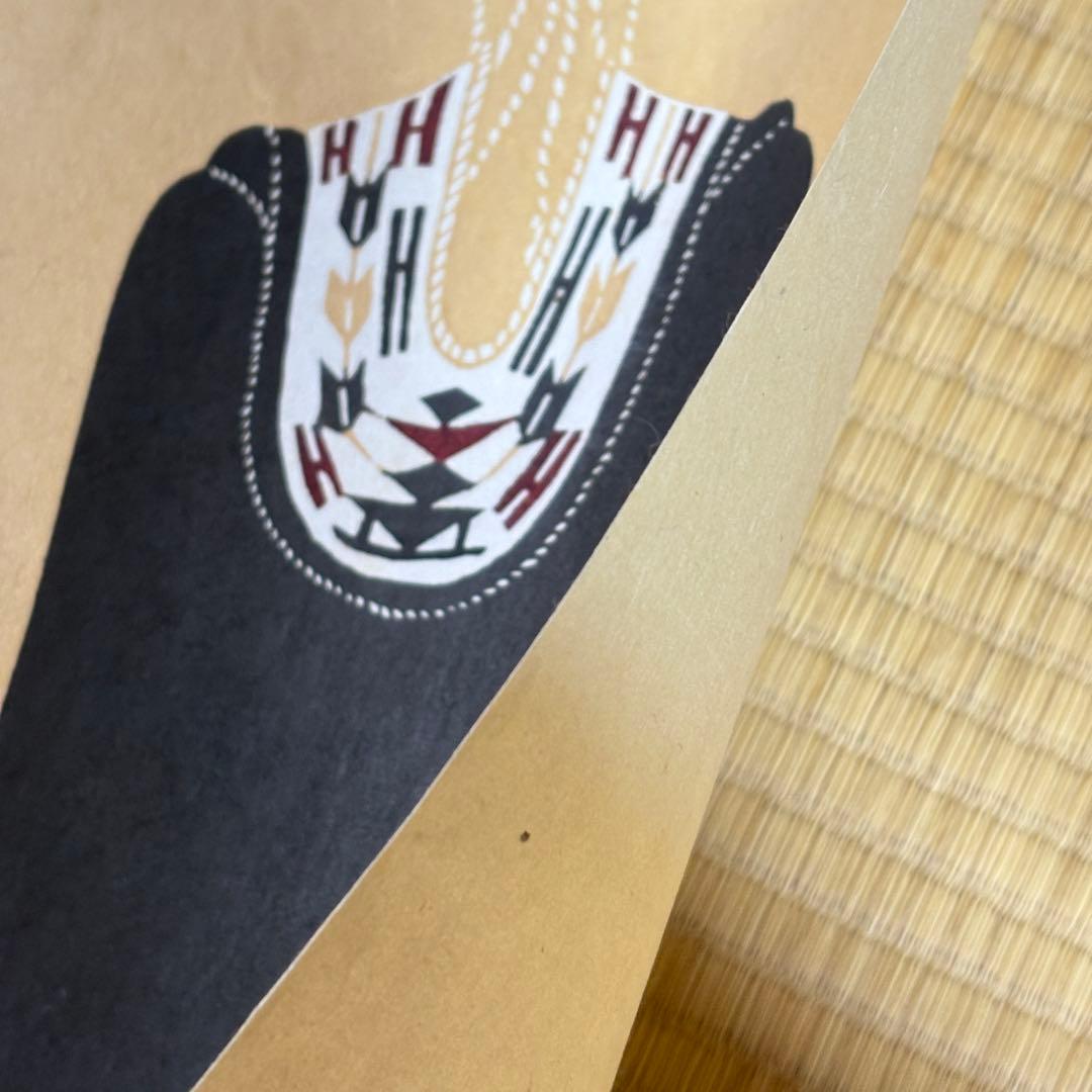 芹沢銈介　型染和紙　伊達げら