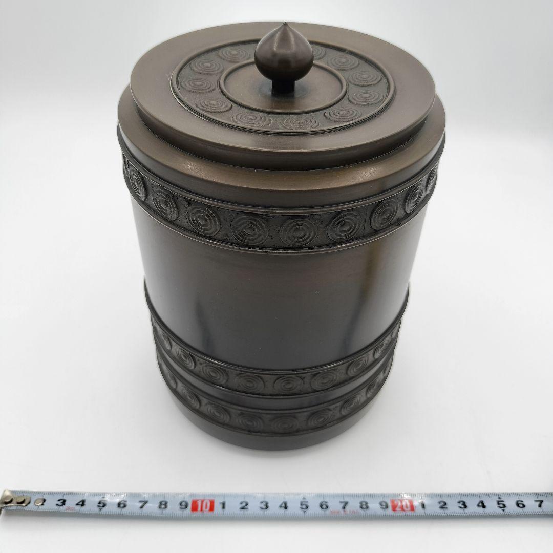 850 擂茶 累座 唐銅皆具 金谷浄雲　茶道 水指 杓立 蓋置 建水　古物