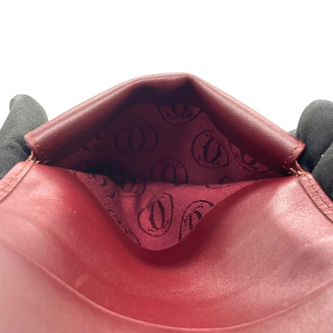 美品　Cartier カルティエ　w6 二つ折り　ケース　名刺入れ　レザー