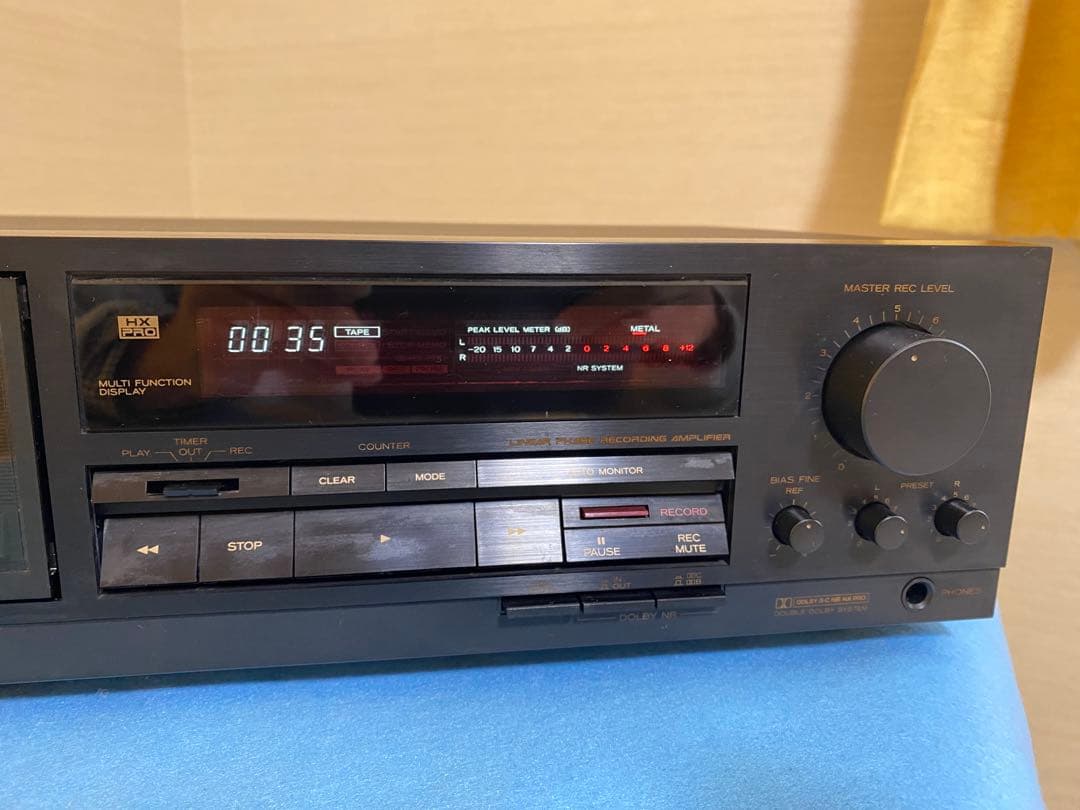 TEAC V-670 カセットデッキ　3ヘッド　動作OK