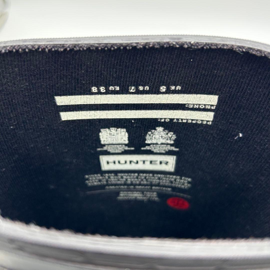 HUNTER ハンター レインロングブーツ ブラック 長靴 24cm 箱付き