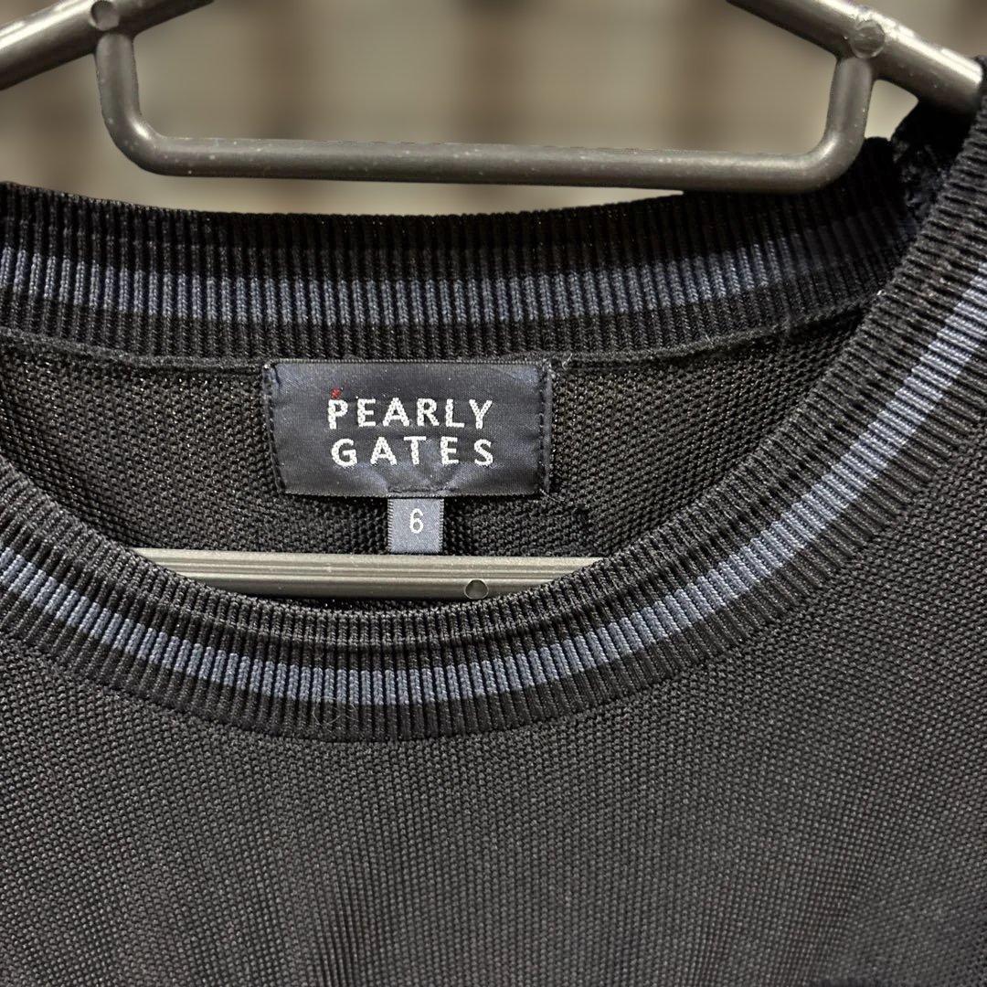 PEARLY GATES ダークブルー ニットセーター