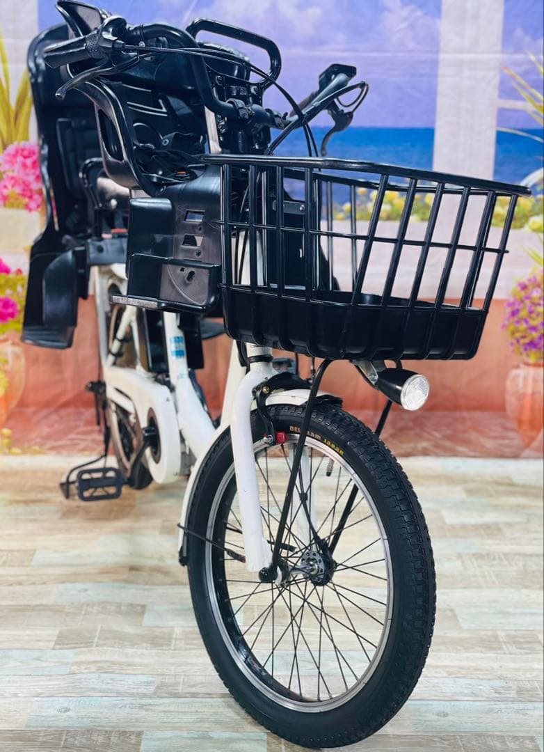 ギュットアニーズ⭐️16AH！パナソニック子供乗せ電動アシスト自転車Y2374