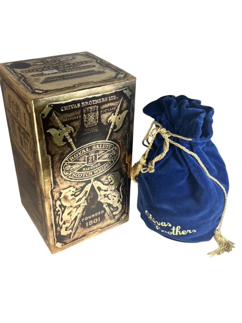 【9293】シーバスブラザーズ ロイヤルサルート 21年 青陶器