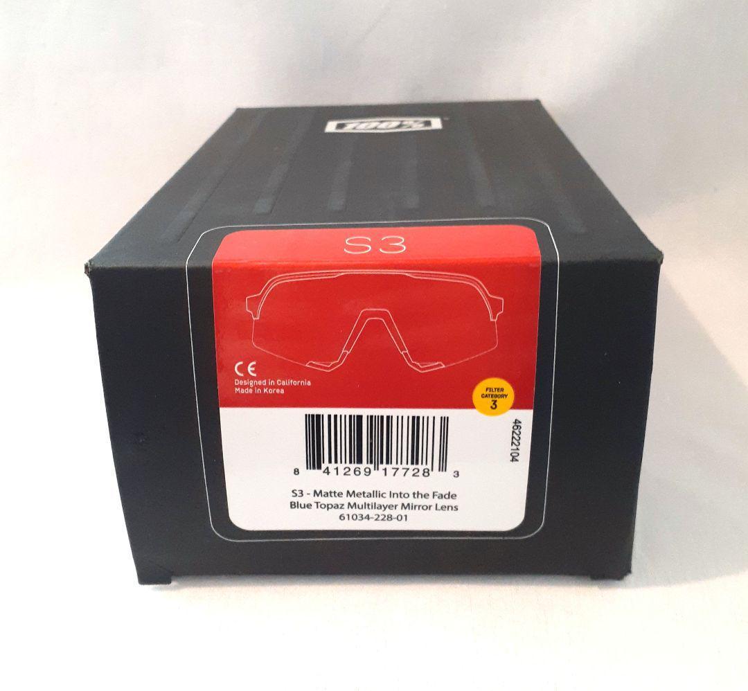 売約済み 100% S3 ブルートパーズ ワンハンドレッド サングラス