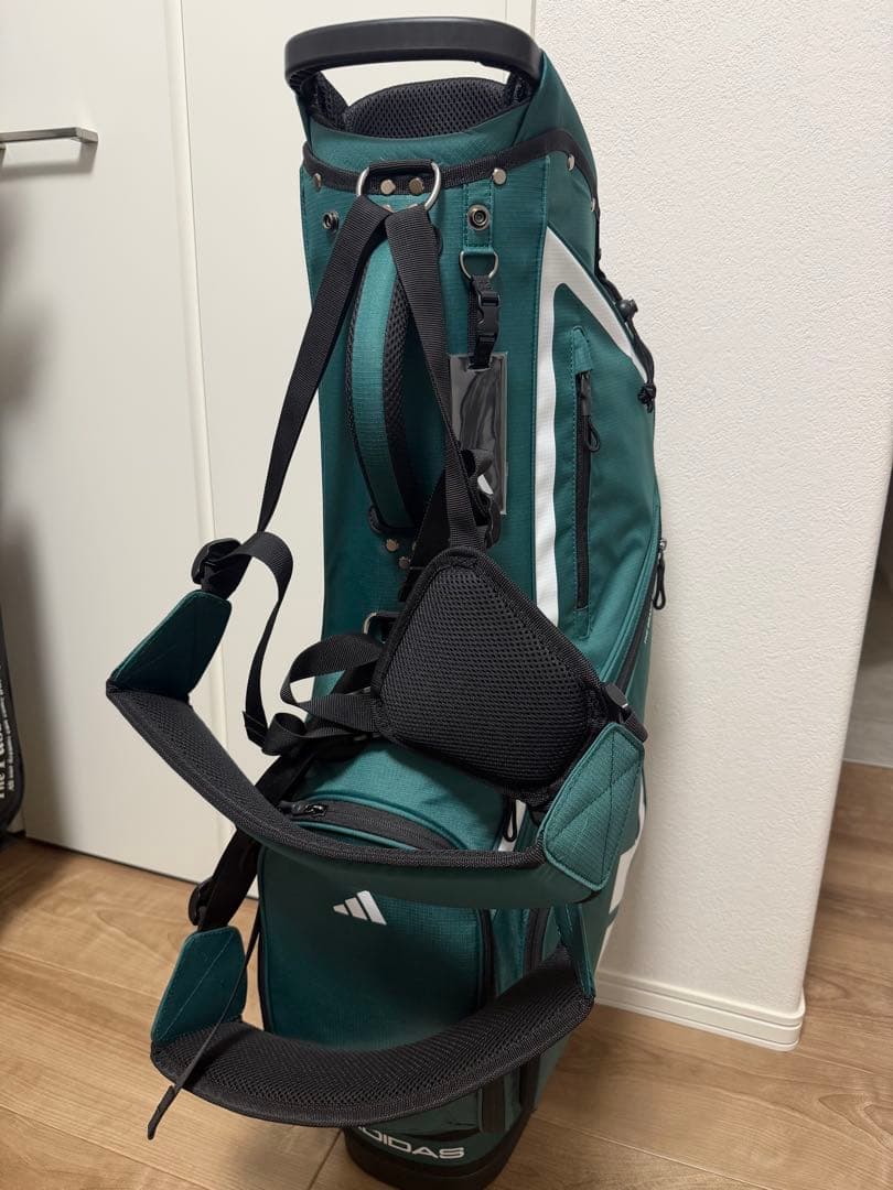新品未使用adidas アディダス スリーストライプス スタンド式キャディバッグ