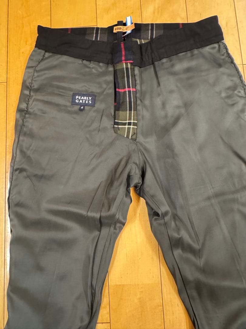 PEARLY GATES(パーリーゲイツ)秋冬チェック柄パンツ