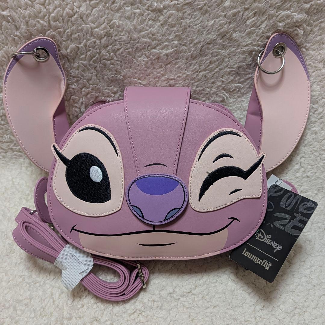 エンジェル ショルダーバッグ ラウンジフライ スティッチ 香港ディズニーランド