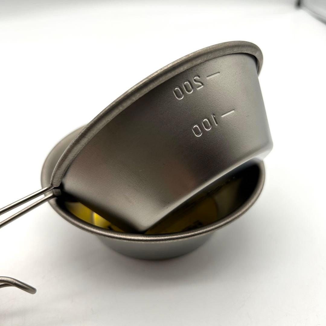 未使用 90s チタンカップ 2個 絶盤 シェラカップ 株式会社 モチヅキ