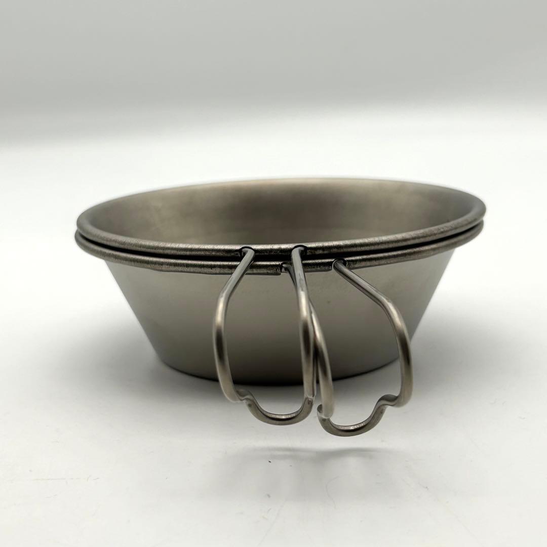 未使用 90s チタンカップ 2個 絶盤 シェラカップ 株式会社 モチヅキ