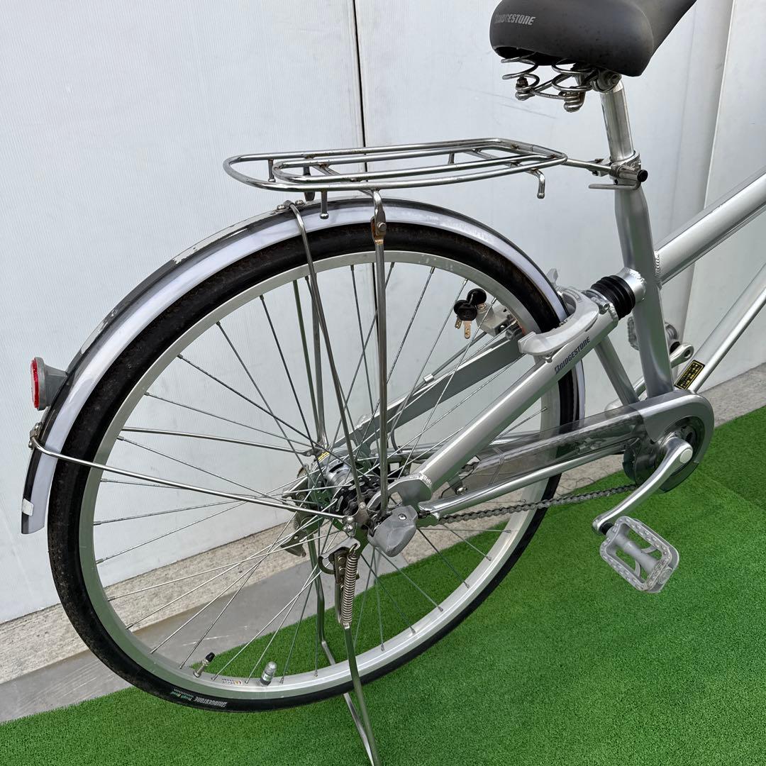 ブリヂストン 自転車27インチ 内3速 オートライト 美品 とても綺麗
