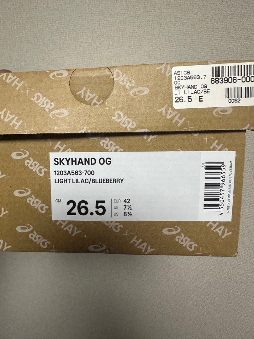 HAY × Asics Skyhand OG