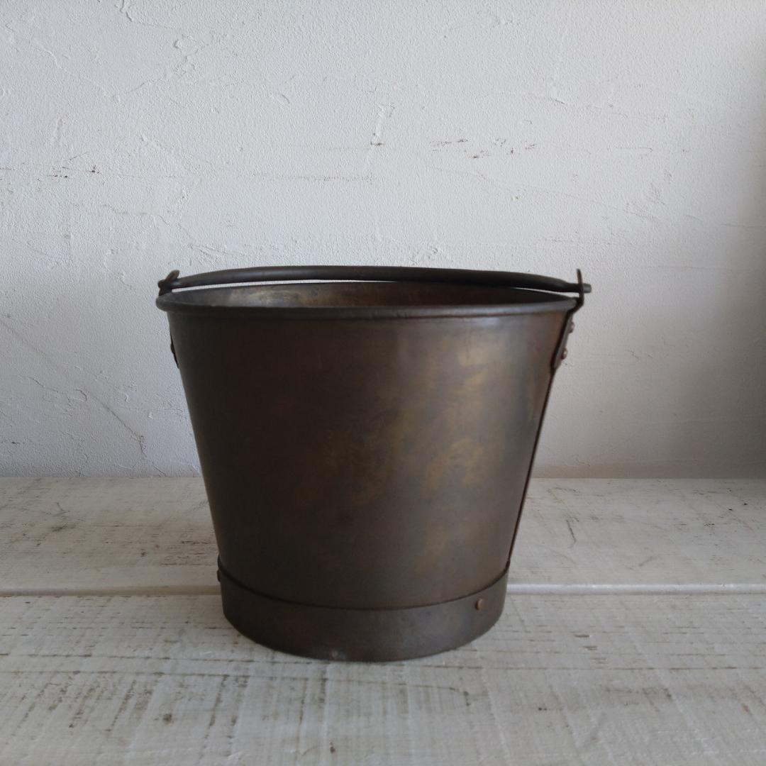 銅製　バケツ　古道具