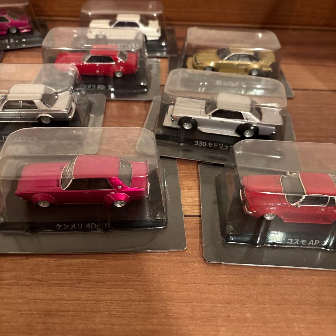 国産名車コレクション ミニカー まとめ売り 11台 セドリック コスモなど