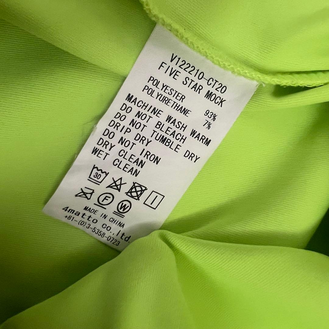 V12 ヴィトゥエルヴ セットアップ　ゴルフ　メンズ　XXL 蛍光色