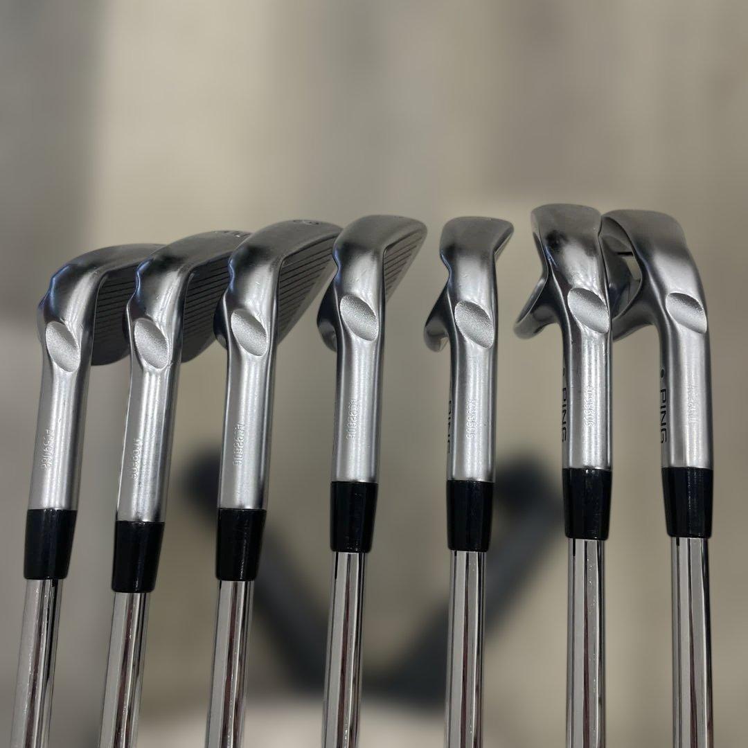 PING i210 アイアン 5〜U 7本セット 黒ドット モーダス120 Ｓ