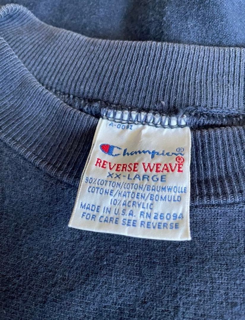Champion MITロゴ トレーナー XX-Large ネイビー