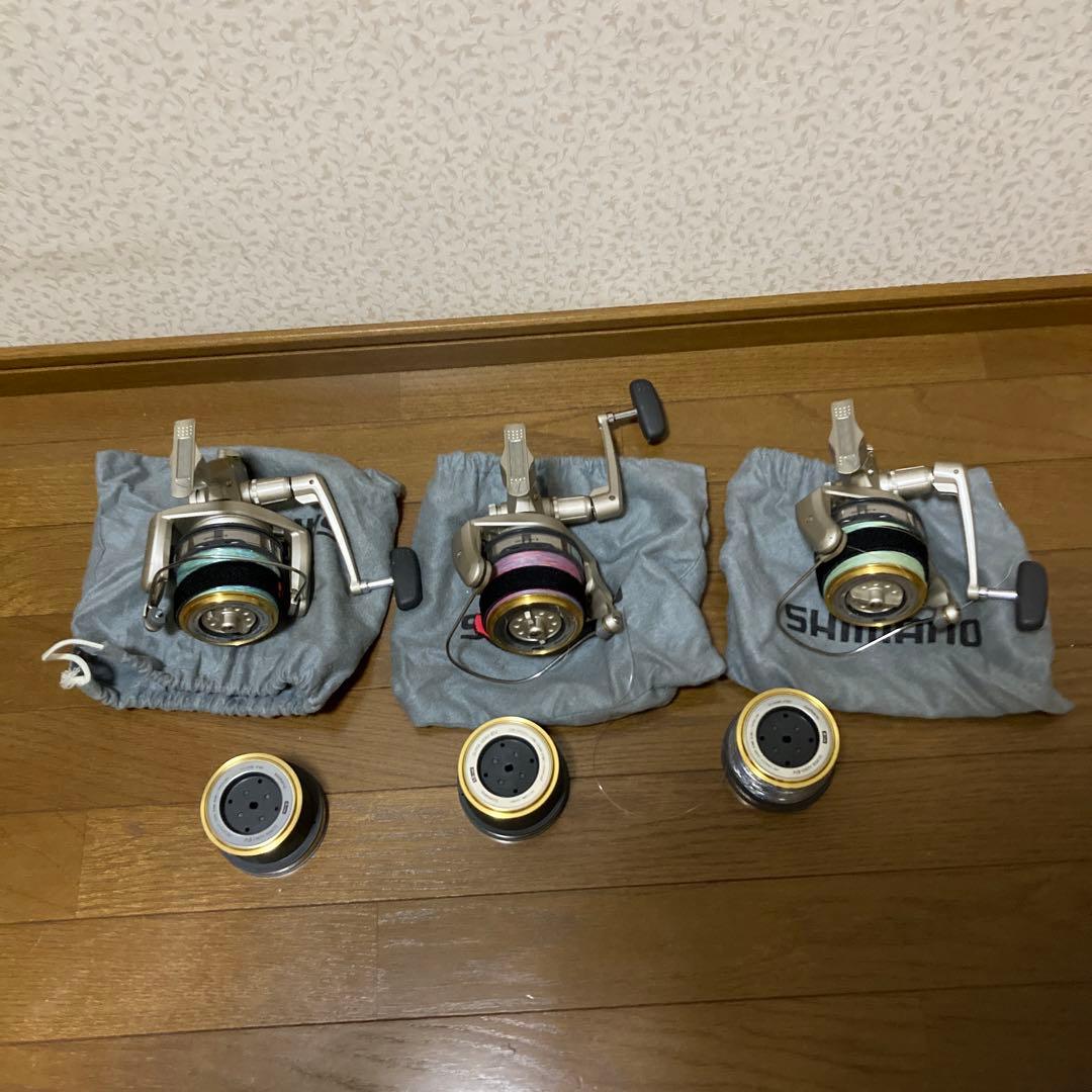 シマノ　投げ竿、投げリール　3セット　竿ケース付き