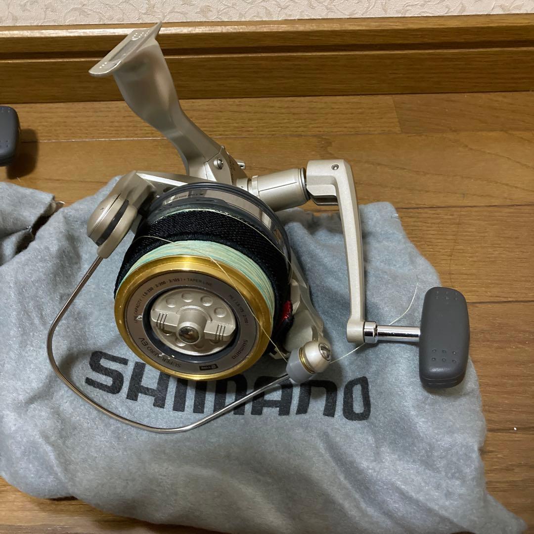 シマノ　投げ竿、投げリール　3セット　竿ケース付き