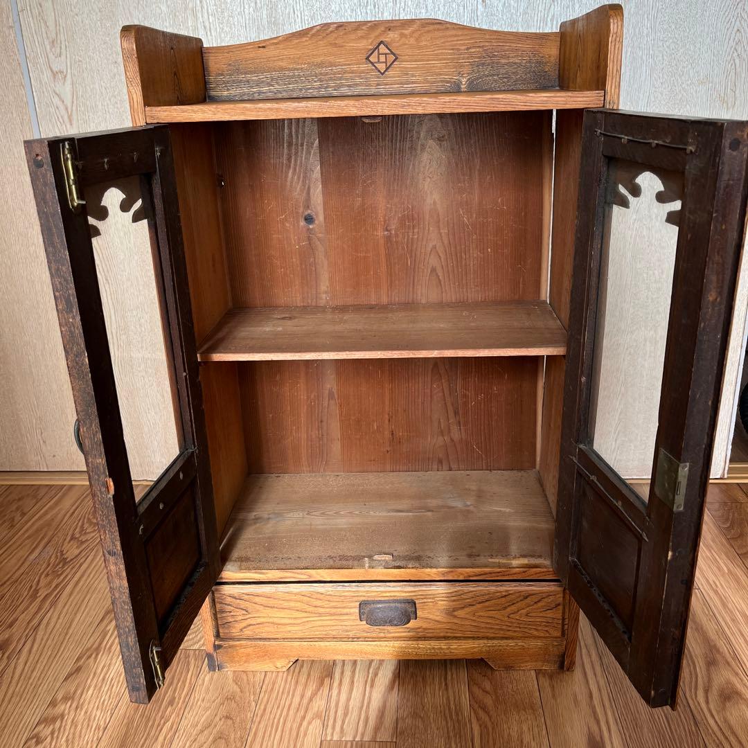 古家具 小さめのキャビネット 棚