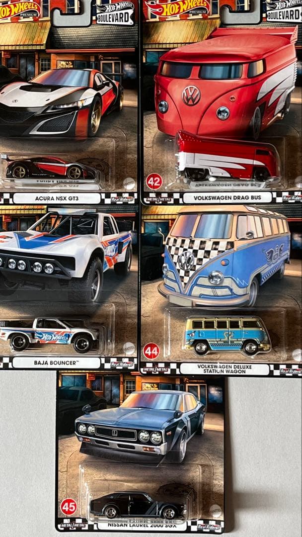 ホットウィール ブールバード 5種セット