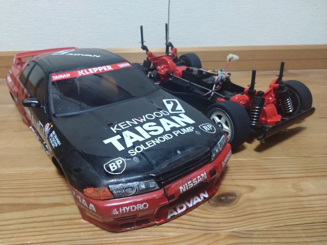 タミヤ　TA02　シャーシ　タイサン　スカイライン　GT-R　ボディ　ジャンク