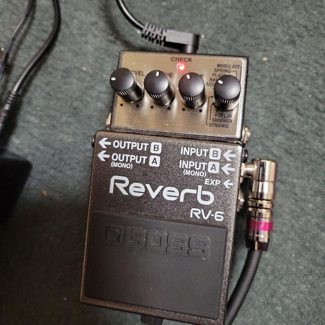 ギター用エフェクター　リバーブ　BOSS Reverb RV-6 おまけ付き