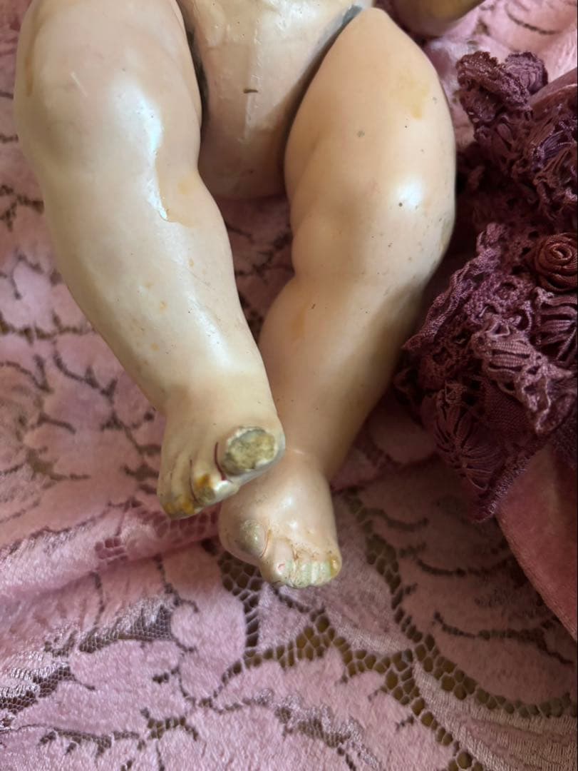 アンティーク　ビスクドール　ベビー