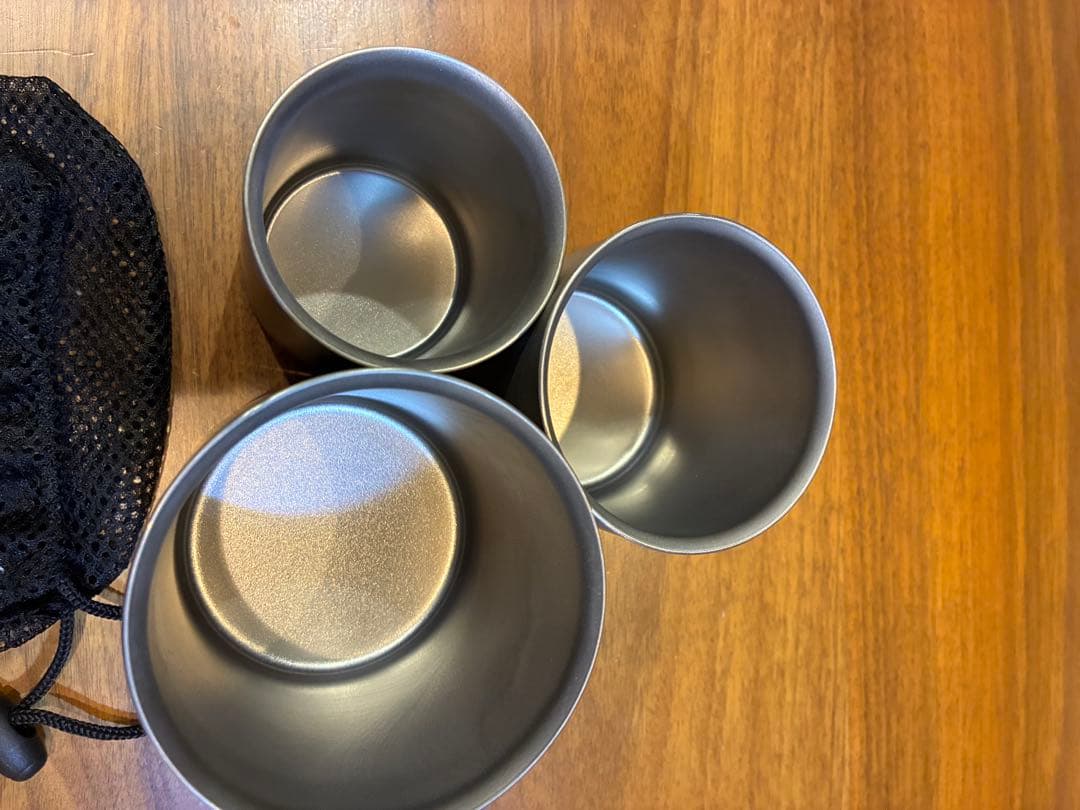 スノーピーク　雪峰　チタンマグ　H200.300.450 セット❗️