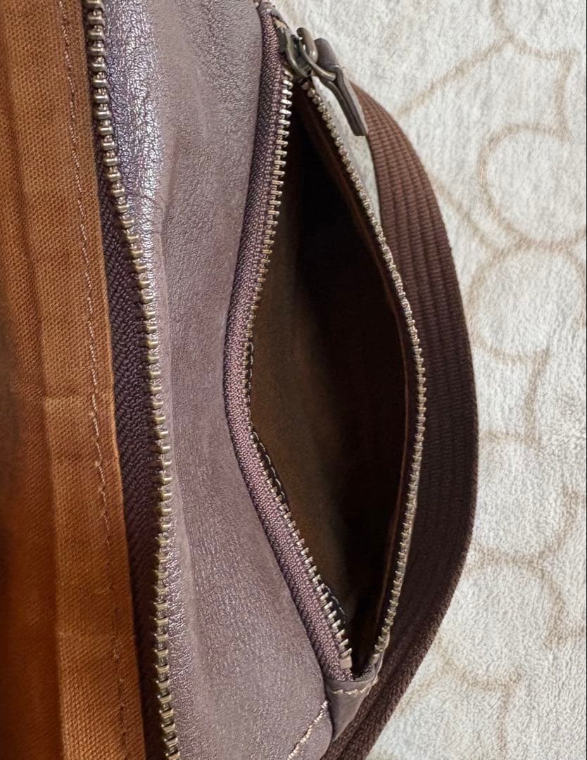 土屋鞄製造所 ショルダーバッグ/フラップバッグ/レザー/ブラウン