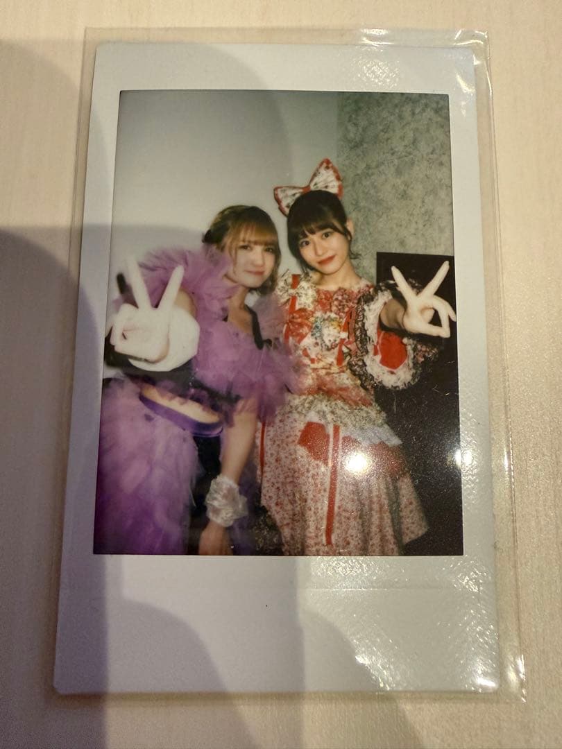 FRUITS ZIPPER 月足天音　CANDY TUNE 宮野静　ペアチェキ