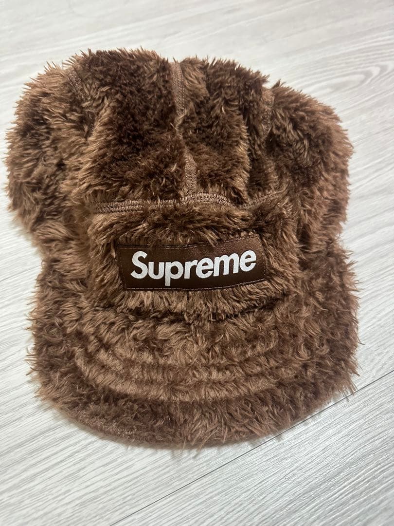 帽子 Suprem Fuzzy Camp Cap Brown