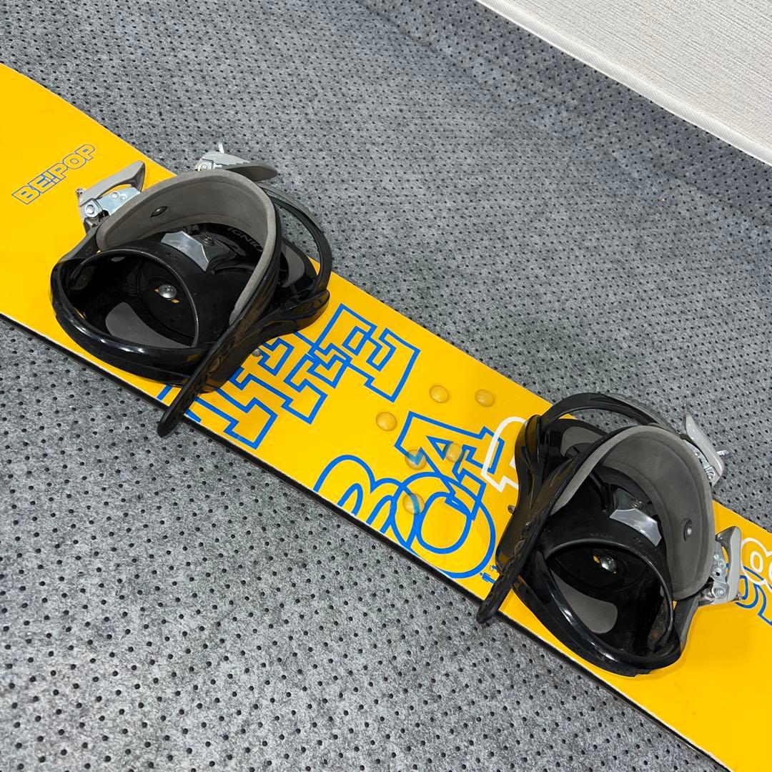 １０回使用 キッズスノーボード 98cm BE-POP×バイン×BOAブーツ
