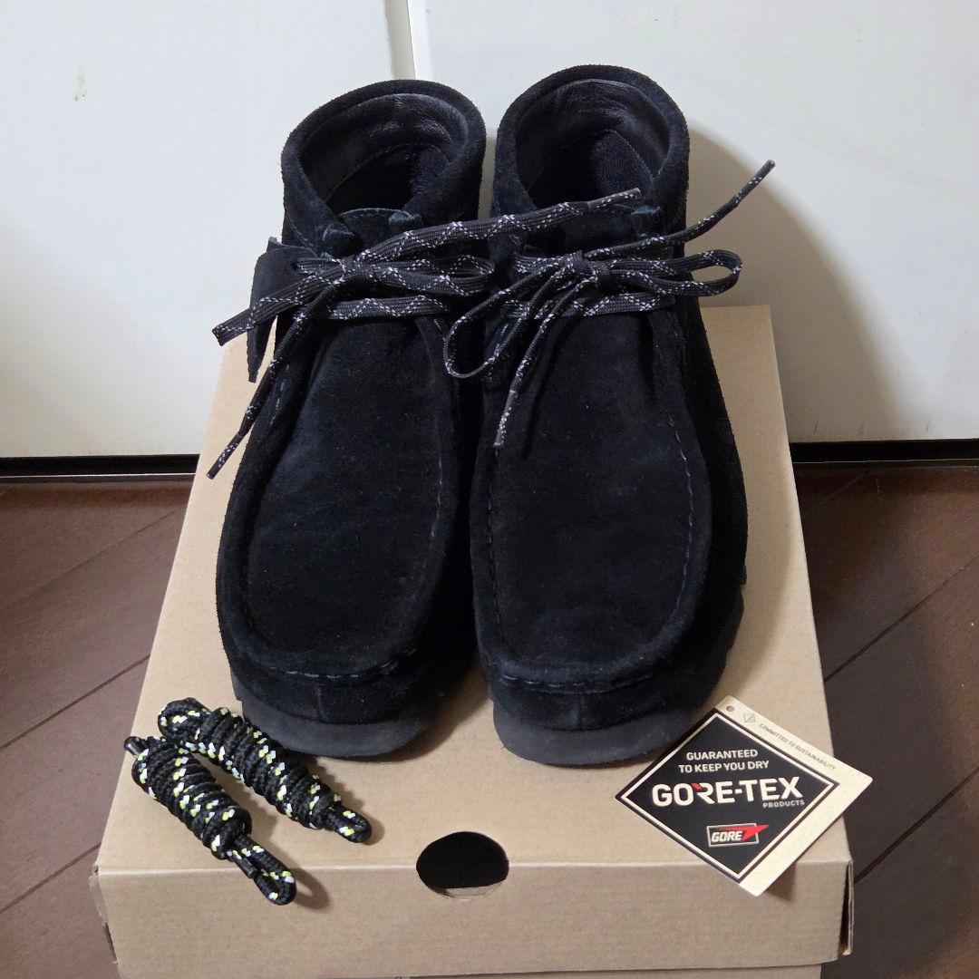 クラークス　レディース　ワラビー　ゴアテックス ブーツ　モカシン　25.0