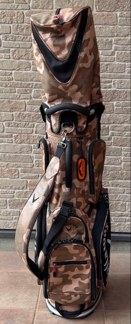 希少　Callaway キャロウェイ　迷彩柄　カモフラ　キャディバッグ　9.5型