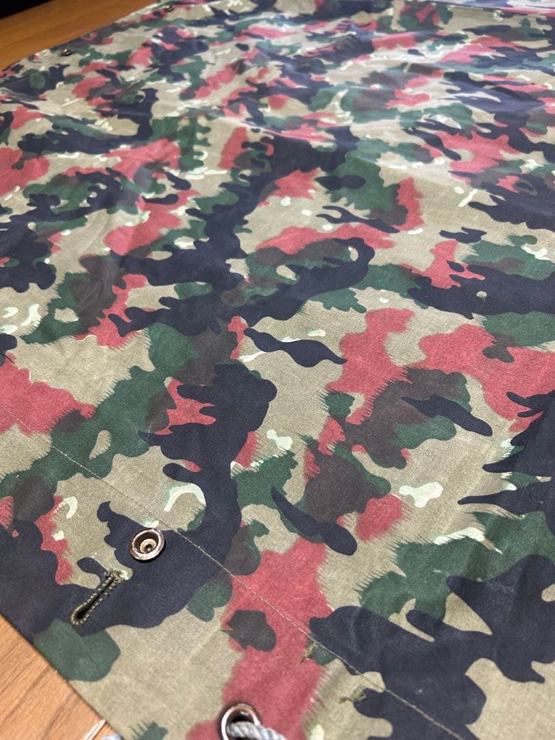 ①スイス軍幕 アルペンカモ 1枚