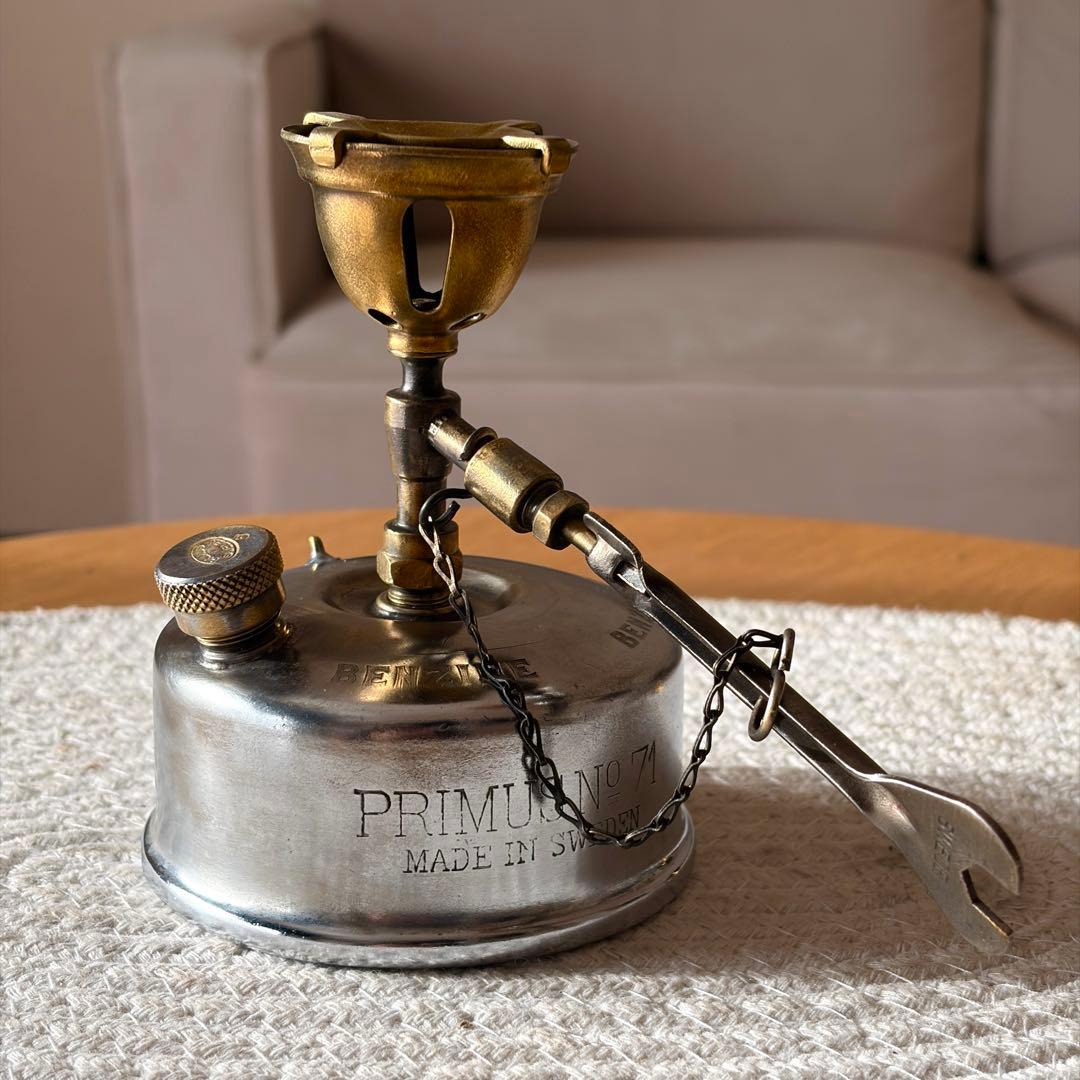 Primus プリムス 71 ストーブ クッカー メッキタンク シングルバーナー