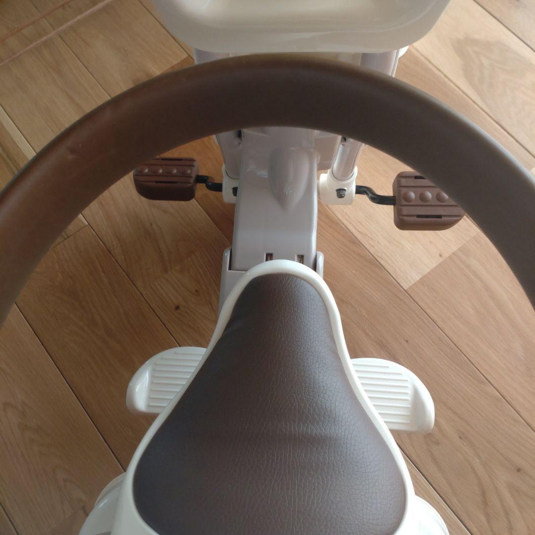 iimo 三輪車 ホワイト 木製 ドールバギー