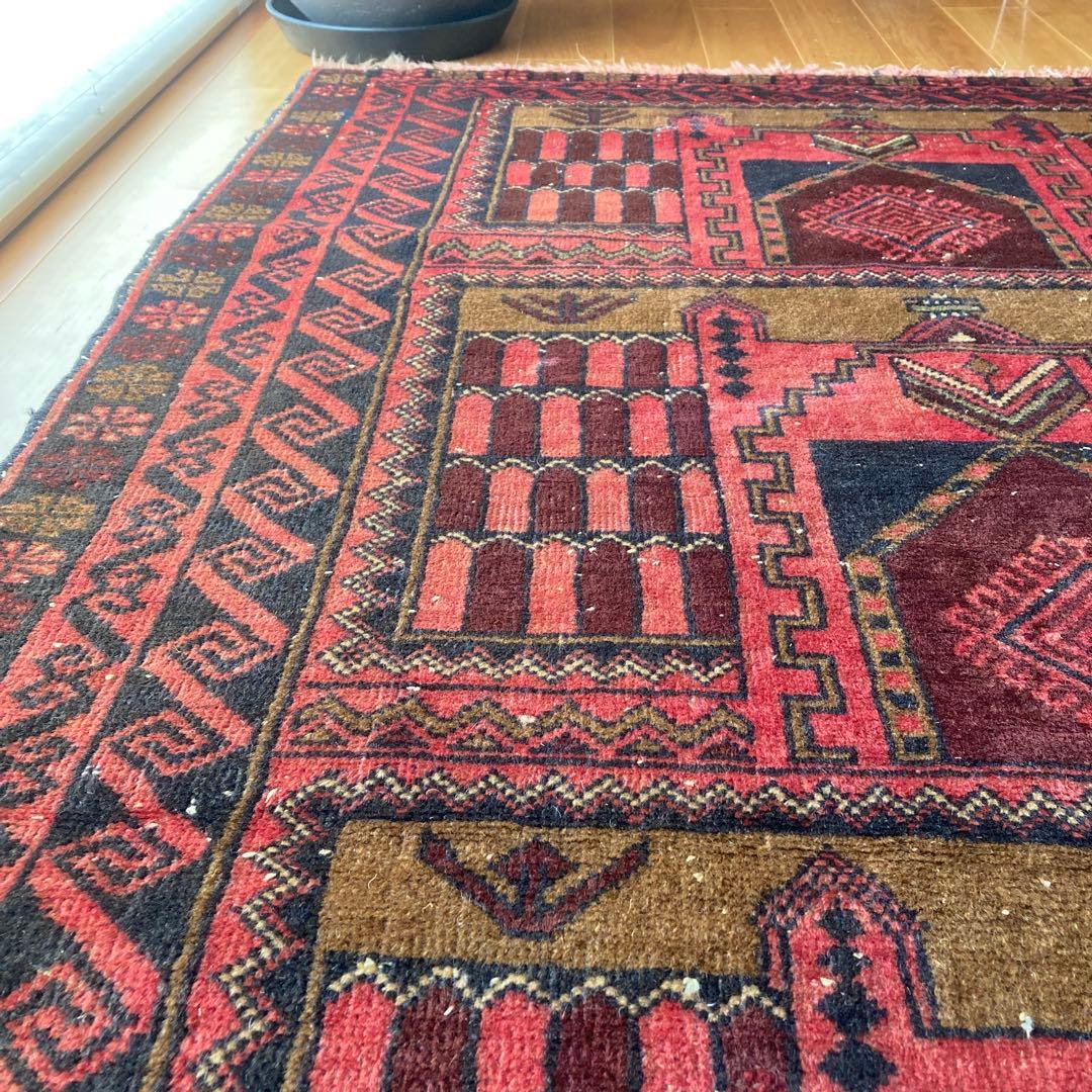 ヴィンテージラグ　トライバルラグ　バルーチ