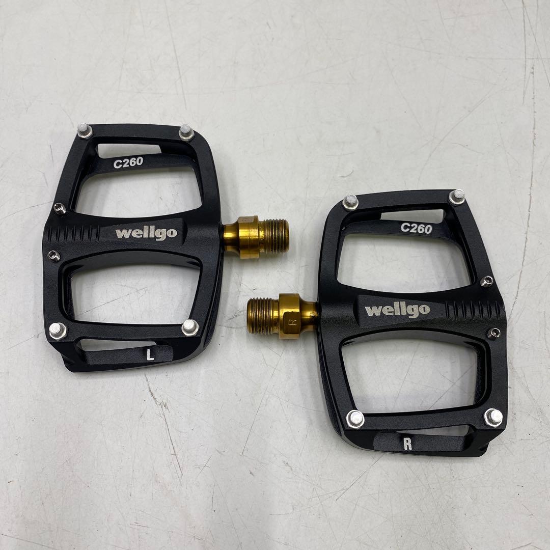 Wellgo C260 ALUMINUM SUPER LITE ブラック ペダル