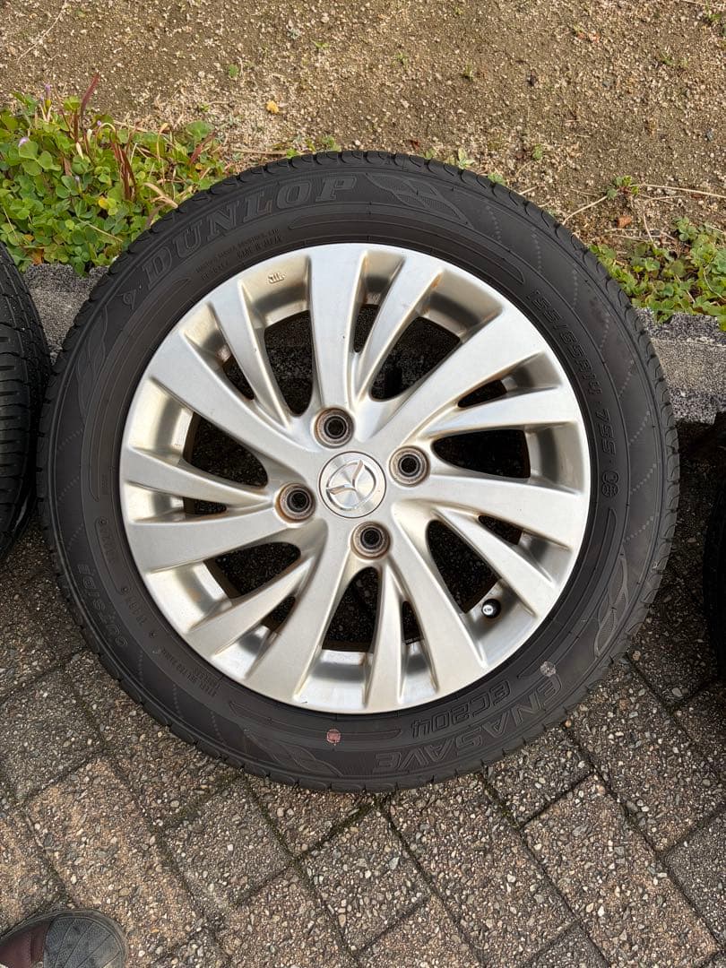 2024年製 DUNLOP 155/65 R14 14インチタイヤホイールセット