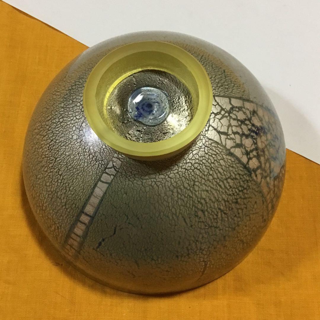 ガラスの抹茶茶碗 菊池正博さん