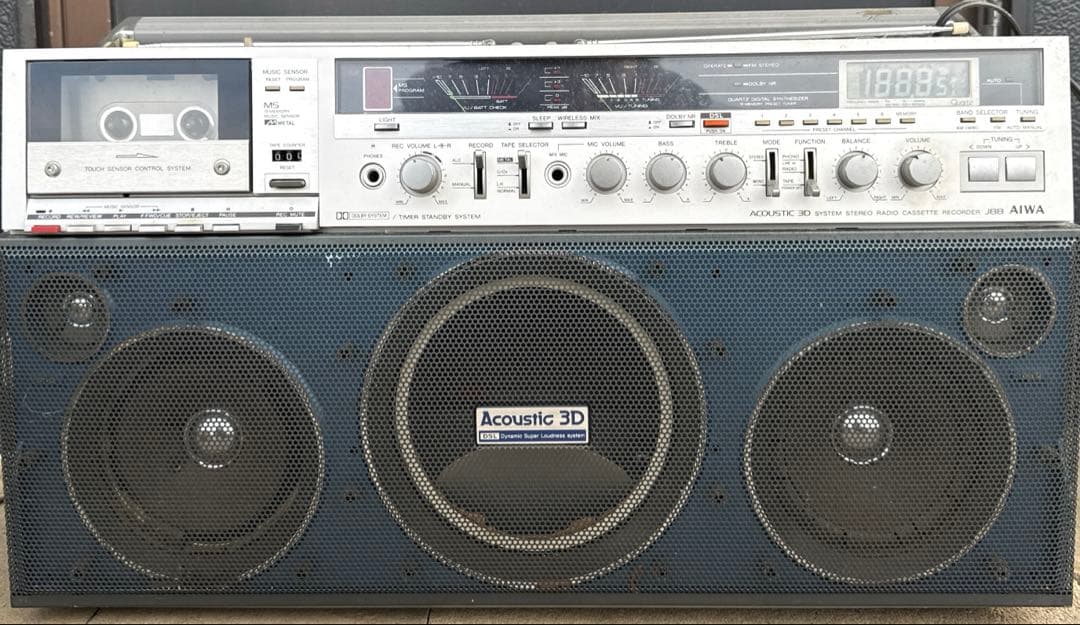 ラジオ・コンポ AIWA CS-J88BL