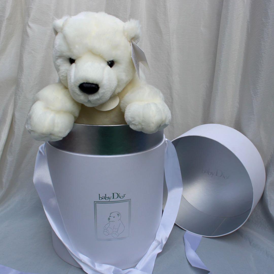 ♥Christian Dior ホワイトクマ ぬいぐるみ テディベア baby